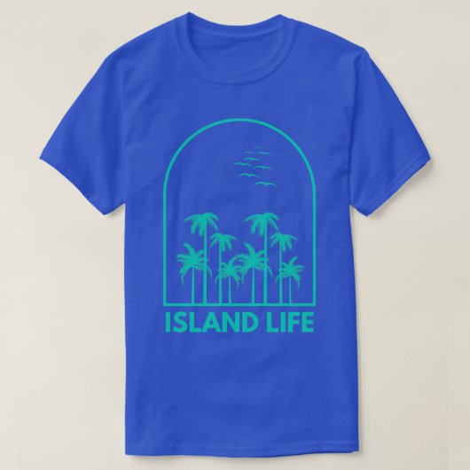 Island Life Hawaii TShirt (Design vorne)
