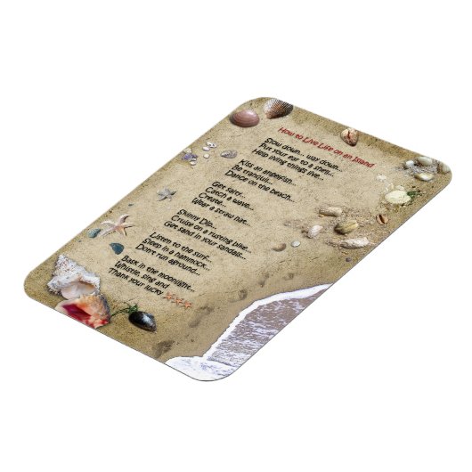 Island Life Magnet (Linke Seite)