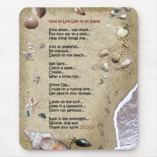 Island Life Mousepad (Vorne)