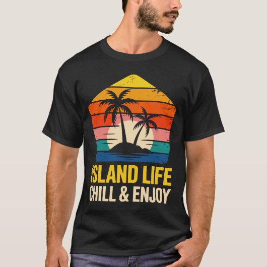 Island Life Pentagon Tee (Vorderseite)