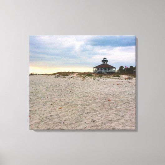 Island Lighthouse Leinwanddruck (Vorderseite)