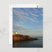 Island Lighthouse Postkarte (Vorne/Hinten)