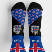 Island, Mode, isländische Flagge, patriotisch Socken (Oben)