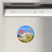 Island-Mohn Magnet (In Situ (Geschirrspüler))
