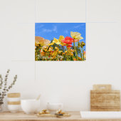 Island-Mohn Poster (Küche)