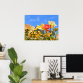 Island-Mohn Poster (Heimbüro)
