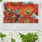 Island-Mohnblumen-Illustration 1922 Handtuch (Gefaltet)