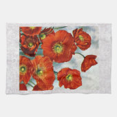Island-Mohnblumen-Illustration 1922 Handtuch (Horizontal)
