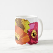 Island-Mohnblumen-Tasse Kaffeetasse (VorderseiteRechts)