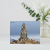 Island, Monument Stephan Stephansson, Vatnsskard Postkarte (Stehend Vorderseite)