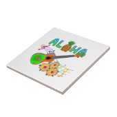 Island Music Ukulele Aloha Fliese (Seite)