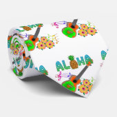 Island Music Ukulele Aloha Krawatte (Gerollt)