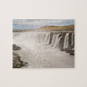 Island, Nationalpark Jokulsargljufur. Blick auf Puzzle