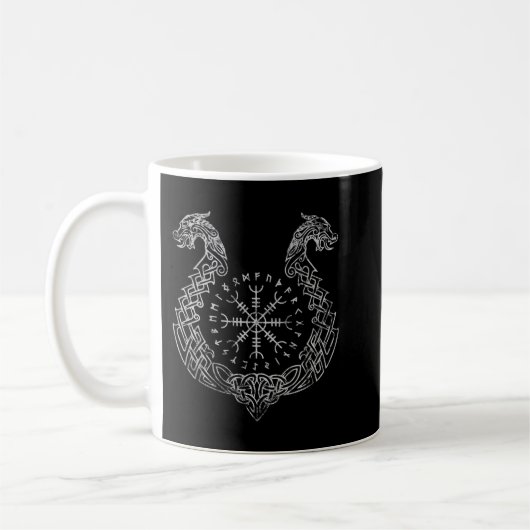 Island Nordic Viking Battle Folklore Kaffeetasse (Links)