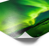Island Nordlichter Fotodruck (Ecke)