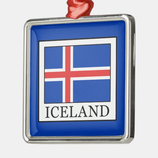 Island Ornament Aus Metall (Links)