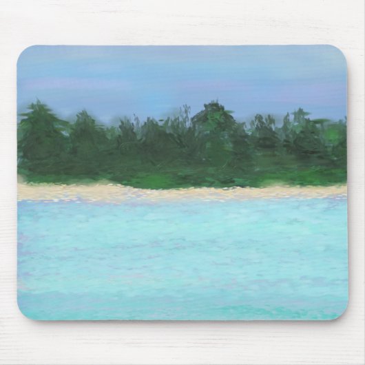 Island Painting Mousepad (Vorne)