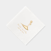 Island Palmen Wedding Servietten Mit Folie (Rechts)