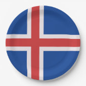 Island Pappteller (Vorderseite)