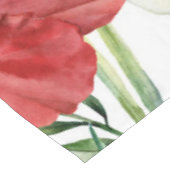 Island Paradise Tropical Floral Botanical Blätter Tischdecke (Schrägansicht)