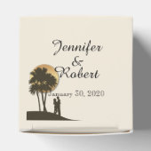 Island Paradise Wedding Geschenkschachtel (Oben)