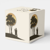 Island Paradise Wedding Geschenkschachtel (Rückseite)