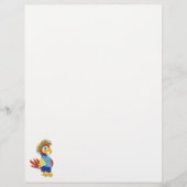 "Island Parrot" Personalisierter Letterhead Briefbogen (Vorderseite)