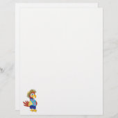"Island Parrot" Personalisierter Letterhead Briefbogen (Vorne/Hinten)
