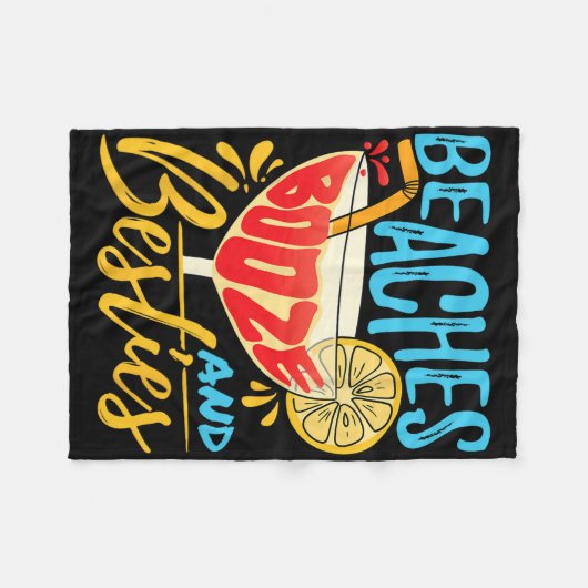 Island Party Beach Bachelorette - Strände Bootsfah Fleecedecke (Vorderseite (Horizontal))