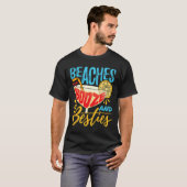 Island Party Beach Bachelorette - Strände Bootsfah T-Shirt (Vorne ganz)