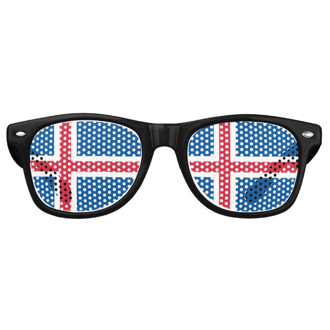 Island Partybrille (Vorderseite)