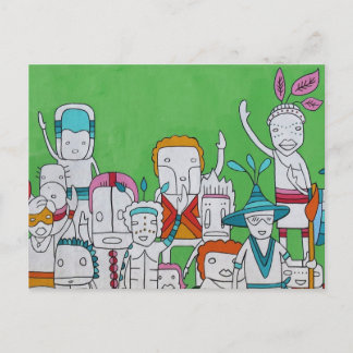 Island People Postcard Postkarte