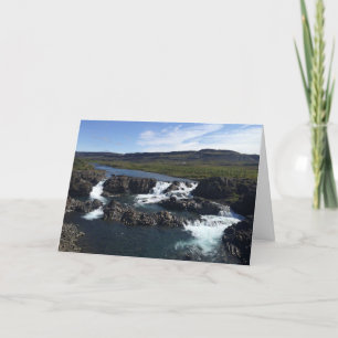 Island - Personalisierte Feiertags-/Grußkarte Feiertagskarte
