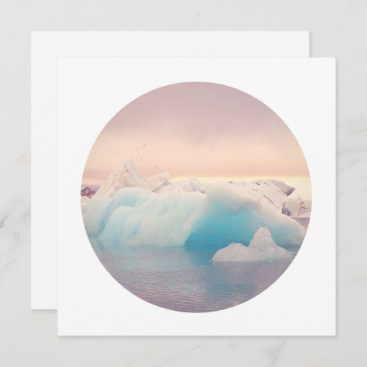 Island - Personalisierte Karte (Vorne/Hinten)