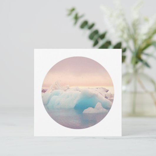 Island - Personalisierte Karte (Stehend Vorderseite)