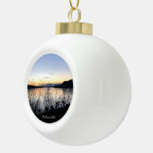 Island - Personalisierte Keramik Keramik Kugel-Ornament (Rechts)