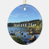 Island - Personalisierte Keramik Keramik Ornament (Links)