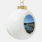 Island - Personalisierte Keramik Kugel-Ornament (Links)