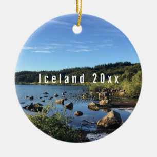 Island - Personalisierte Keramik Ornament