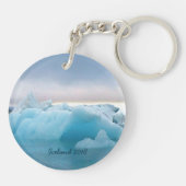 Island - personalisierter Schlüsselanhänger (Rückseite)