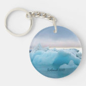 Island - personalisierter Schlüsselanhänger (Vorderseite)