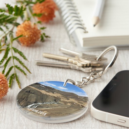 Island - Personalisierter Schlüsselanhänger (Vorderseite rechts)