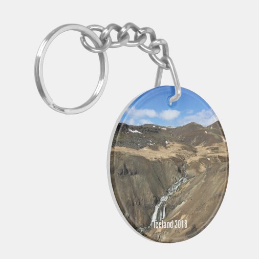 Island - Personalisierter Schlüsselanhänger (Vorderseite links)