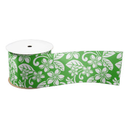 ISLAND PLUMERIA (CITRUS GRÜNE)) SATIN RIBBON SATINBAND