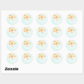 Island Plumeria Gastgeschenk Hochzeit Stickers (Blatt)