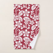 ISLAND PLUMERIA (KARDINAL RED) BAD TOWEL SET (Handtuch)