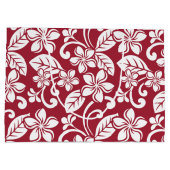 ISLAND PLUMERIA (KARDINAL RED) Geschenktasche Große Geschenktüte (Rückseite)