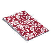 ISLAND PLUMERIA (KARDINAL RED) Notebook Notizblock (Rechte Seite)