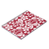 ISLAND PLUMERIA (KARDINAL RED) Notebook Notizblock (Linke Seite)