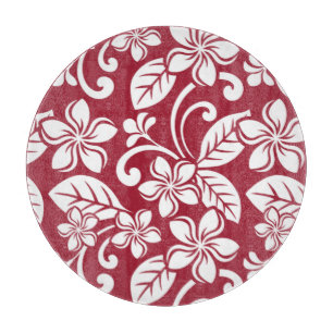 ISLAND PLUMERIA (KARDINAL RED) - Schneidebrett